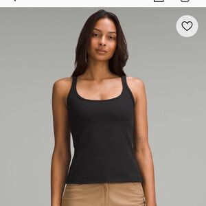 Lululemon Slim fit stretch cotton tank top